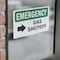 Signmission Gas Shutoff (Right Arrow) With Symbol, 7 in W x Rectangle, Vinyl Decal OS-2PACK-EM-D-57-L-10389 - alternate 6